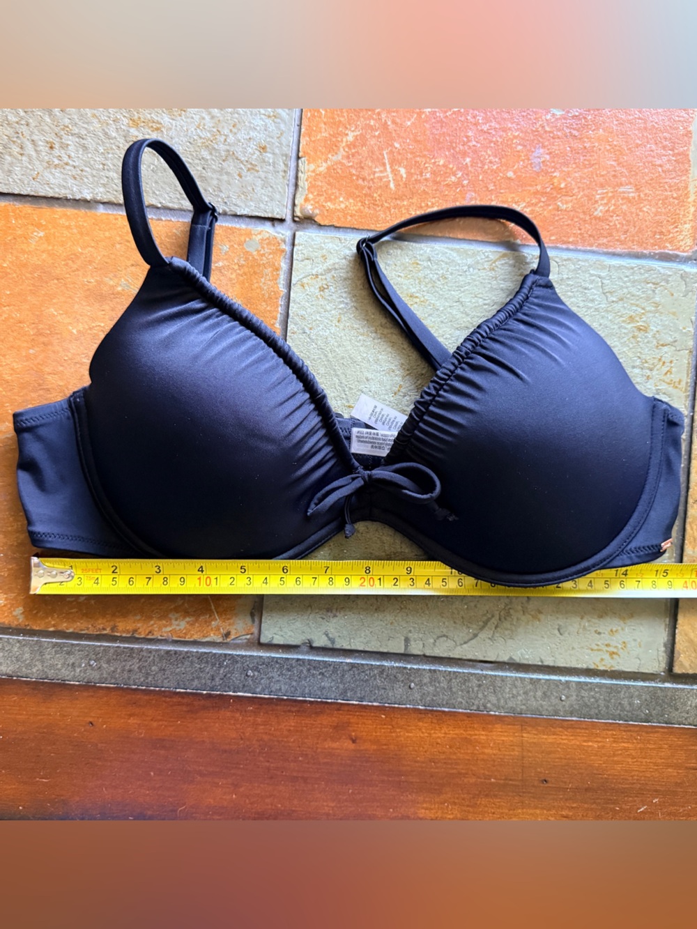 Pink Victoria secrets black padded bra xl excellent cozy lounge comfort lingerie